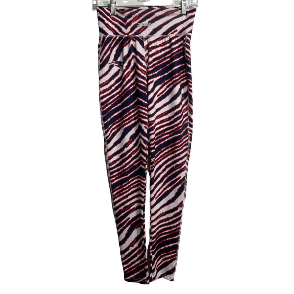 Majestic Zubaz NFL Team Apparel Women's S New England Patriots Leggings